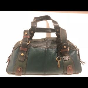 Vintage fossil satchel